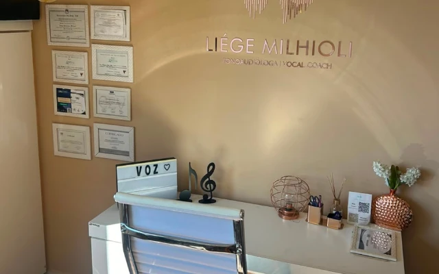 Espaço de atendimento de Liege Milhioli